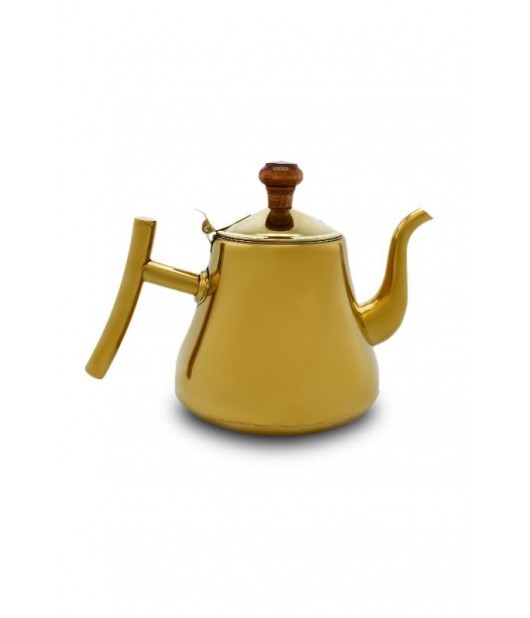 Stainless steel gold teapot 1L