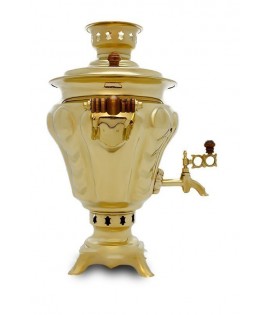Samovar 2.5 L on wood "Pear" sharcoal, firewood 