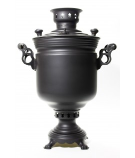 Samovar on coal, charcoal, firewood 5 liters "Black ember"