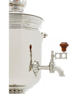 Samovar on coal, charcoal, firewood 7 "Big Size" liters with stainless steel teapot