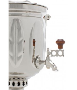 Samovar on coal, charcoal, firewood 5 liters "Leaf"