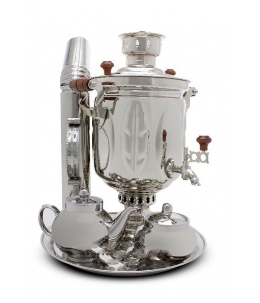 Samovar on coal, charcoal, firewood 5 liters "Original" in the set "Gift"