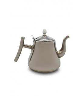 Samovar on coal, charcoal, firewood 5 liters in set with stainless steel teapot and sugar bowl