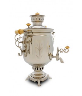 Samovar on coal, charcoal, firewood 5 liter "Exclusive"