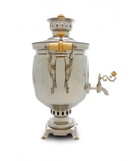 Samovar on coal, charcoal, firewood 5 liter "Exclusive"