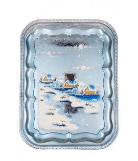 Electric samovar 3 liters "Acorn" hand-painting "Winter Night" (auto power off) Electric samovar 3 liters "Acorn" hand-painting "Winter Night" (auto power off)