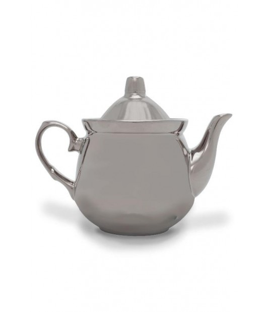 Ceramic teapot "Silver ruby"