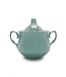 Ceramic sugar bowl "Silver Amber"