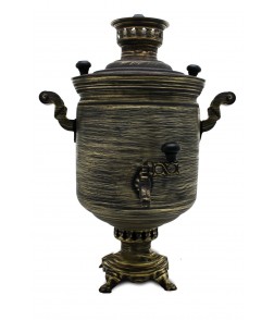Samovar on coal, charcoal, firewood 7 liters "Classic craquelure big size" Samovar on coal, charcoal, firewood 7 liters "Classic craquelure big size"
