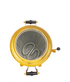 Samovar electric 3 liters "Cone" in the set "Classical Khokhloma" hand-painting  Samovar electric 3 liters "Cone" in the set "Classical Khokhloma" hand-painting