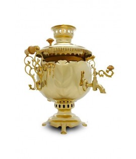Samovar combined 4.5 liters "Golden Ball"
