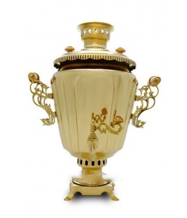 Samovar on coal, charcoal, firewood 5 liters "Pigtail"