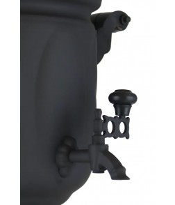 Samovar on coal, charcoal, firewood 5 liters "Black Pattern"