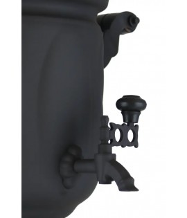 Samovar on coal, charcoal, firewood 5 liters "Black Pattern"