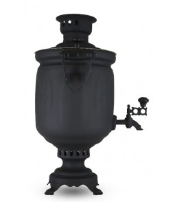Samovar on coal, charcoal, firewood 5 liters "Black Pattern" Samovar on coal, charcoal, firewood 5 liters "Black Pattern"