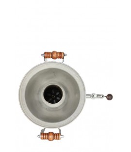 Samovar on wood, coal, 2.5 liters "Nickel Prince"