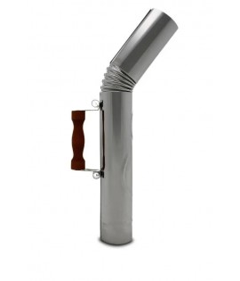 Samovar on wood, coal, 2.5 liters "Nickel Acorn" in set of "Gift"