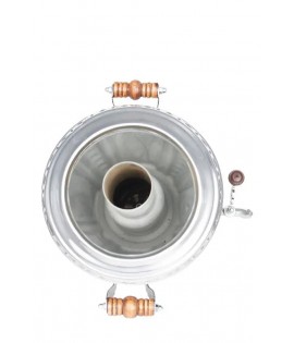 Samovar on wood, coal, 2.5 liters "Silver Teapot"