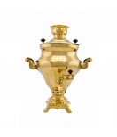 Samovar 2.5 liter on wood, fire wood, coal "Vase" in set "Present"