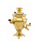 Samovar 2.5 liter on wood, fire wood, coal "Vase" in set "Present"