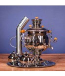 Samovar combined 4.5 liters "Silver Ball"