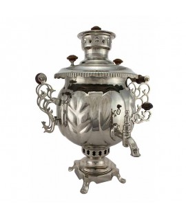 Samovar combined 4.5 liters "Silver Ball" Samovar combined 4.5 liters "Silver Ball"