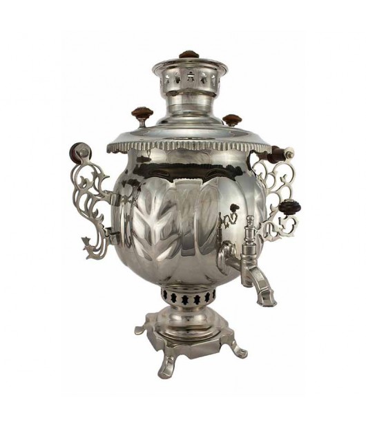 Samovar combined 4.5 liters "Silver Ball"