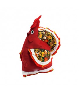 Doll for the kettle and samovar "Red Rooster" Doll for the kettle and samovar "Red Rooster"