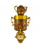 Samovar electric 25 liters "Tula" hand-painting "Classic Khohloma" 