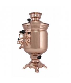 Samovar electric 3 liters "Bank" copperplated  Samovar electric 3 liters "Bank" copperplated