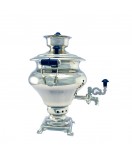 Samovar "Gift" nickel-plated souvenir