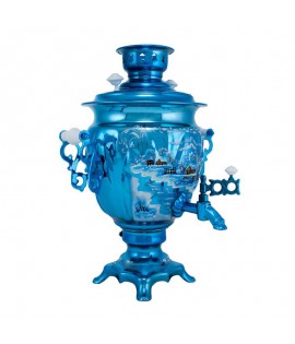 Samovar electric 3 liters "Tula" hand-painting "Winters Night"  Samovar electric 3 liters "Tula" hand-painting "Winters Night"