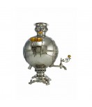 Samovar on coal, charcoal, firewood 7 liters "Troika"