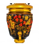 Samovar electric 3 liters "Cone" hand-painting "Classical Khokhloma" 