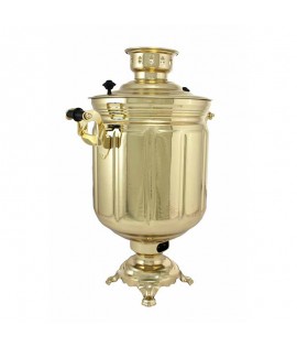 Samovar electric 10 liters "Tula" Gold Color  Samovar electric 10 liters "Tula" Gold Color