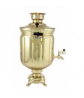 Samovar electric 10 liters "Tula" Gold Color  Samovar electric 10 liters "Tula" Gold Color