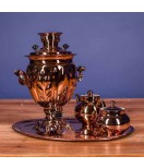 Samovar electric 3 liters "Tula" copperplated 