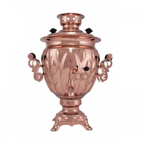 Electric Samovar Traditional Colored copper