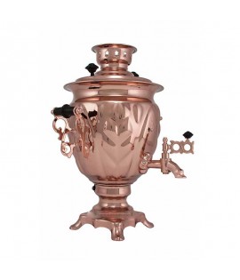 Samovar electric 3 liters "Tula" copperplated  Samovar electric 3 liters "Tula" copperplated