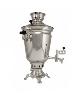 Samovar electric 4 liters "Ryumka" nickel plated Samovar electric 4 liters "Ryumka" nickel plated