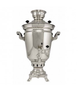 Samovar electric 4 liters "Ryumka" nickel plated Samovar electric 4 liters "Ryumka" nickel plated