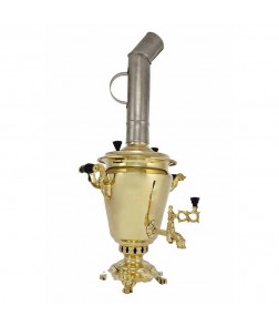 Samovar on coal, charcoal, firewood 7 liters "Traditional" Samovar on coal, charcoal, firewood 7 liters "Traditional"
