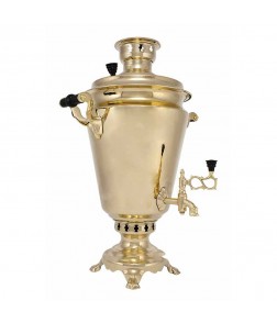 Samovar on coal, charcoal, firewood 7 liters "Traditional" Samovar on coal, charcoal, firewood 7 liters "Traditional"