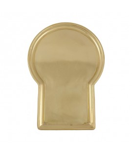 Tray "Keyhole" brass