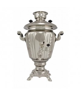 Samovar electric 3 liters "Ryumka" nickel plated Samovar electric 3 liters "Ryumka" nickel plated