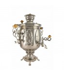 Samovar on coal, charcoal, firewood 5 liters "Exclusive" in a set of "Present"