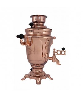 Samovar electric 1.5 liters "Egoist" copperplated  Samovar electric 1.5 liters "Egoist" copperplated