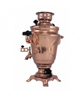 Samovar electric 1.5 liters "Egoist" copperplated  Samovar electric 1.5 liters "Egoist" copperplated