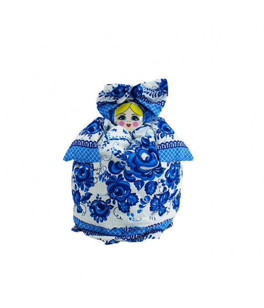 Doll for the kettle and samovar "Russian lady in the gzel dress"