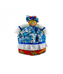 Doll for the kettle and samovar "Russian lady in the gzel dress" Doll for the kettle and samovar "Russian lady in the gzel dress"